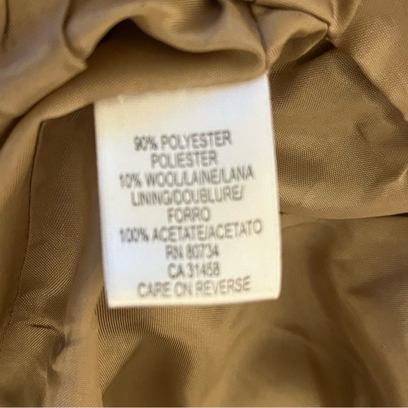 BCBG Designer Chevron Tweed Wool Blend Jacket - Picture 5 of 7